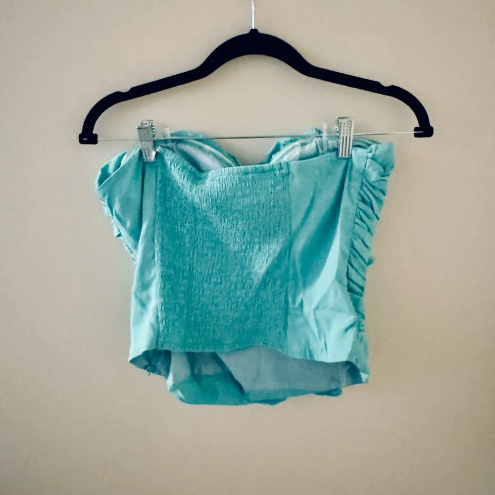 Do + Be Strapless Ruffled Top - Picture 3 of 5